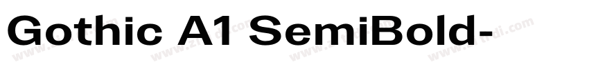 Gothic A1 SemiBold字体转换 Gothic A1 SemiBold字体转换